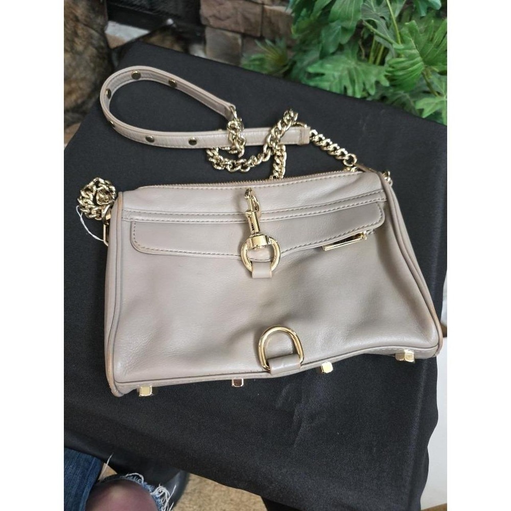 Rebecca Minkoff Black Mini M.A.C. Crossbody Leather Bag Purse
